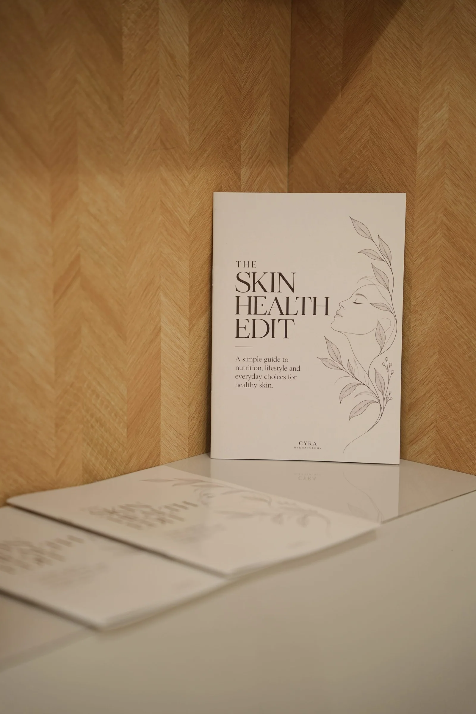 The Skin Health Edit, the clinic's guide to nutrition and lifestyle for healthy skin